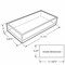 Azar Displays Large Deluxe Clear Acrylic Rectangle Tray Organizer for Desk or Counter, 2PK 556206-GS-2PK - alternate 2